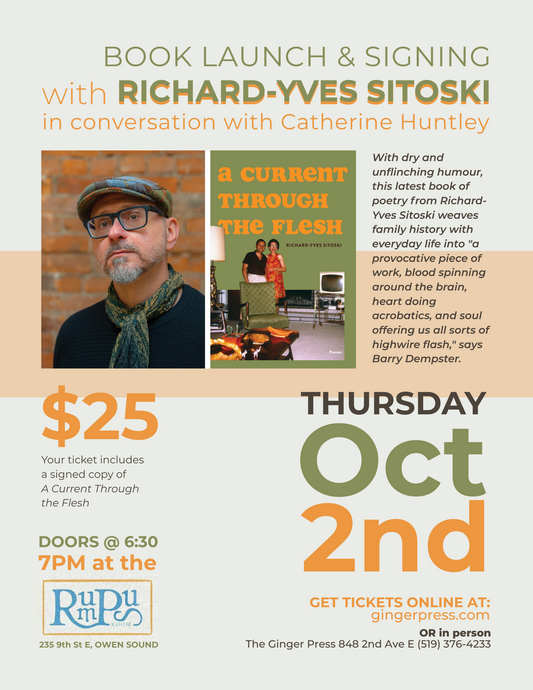 A Current Through the Flesh: Book Launch & Signing with Richard-Yves Sitoski